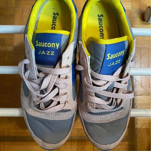 Saucony Jazz - Original Sepia Rose Federal Blue Sneakers / Running Shoes - Picture 10 of 11